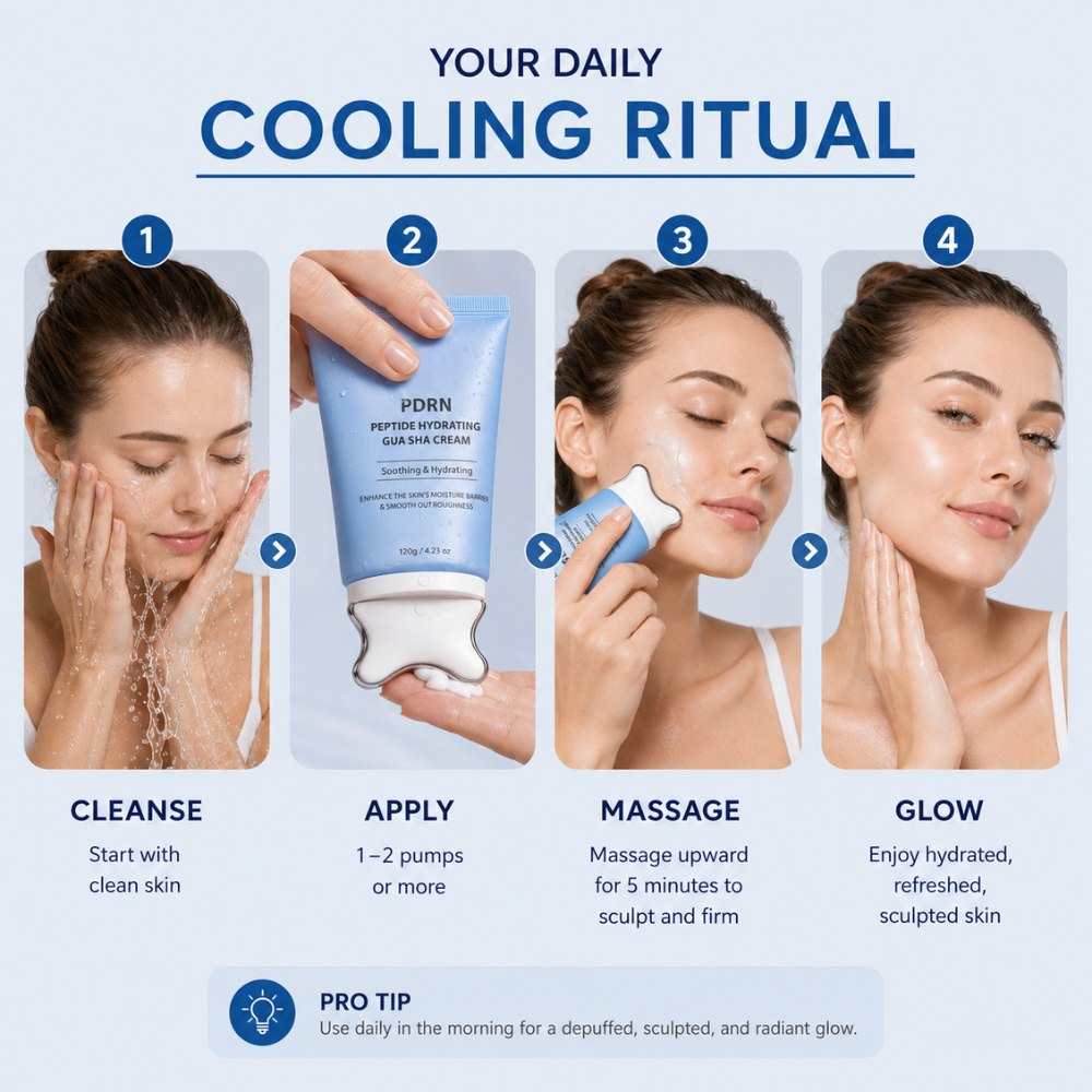 PDRN + Peptide Serum with Gua Sha