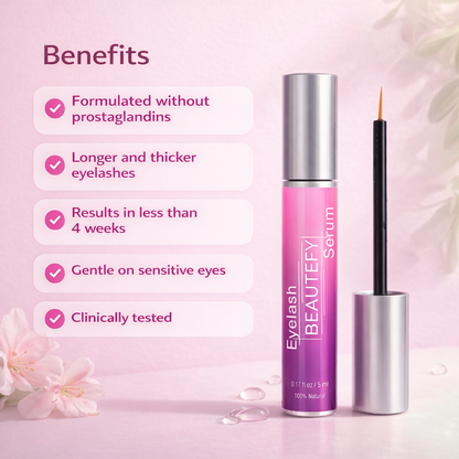 Beautefy | Longer, Fuller Lashes in 28 days